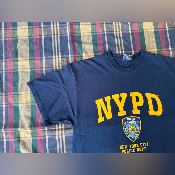 NYPD New York Police Department Authentic Genuine Law Enforcement Tee - Picture 6 of 7